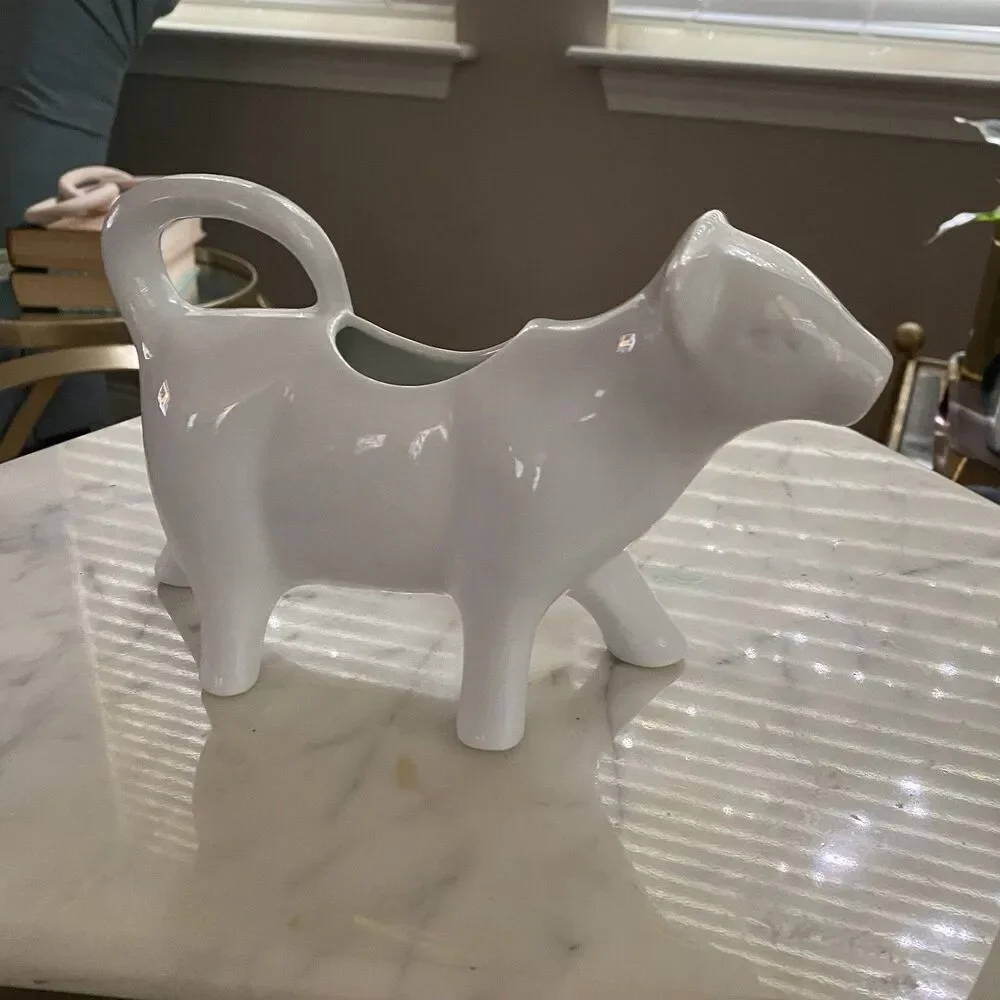 Better Homes & Gardens Porcelain White Cow Creamer